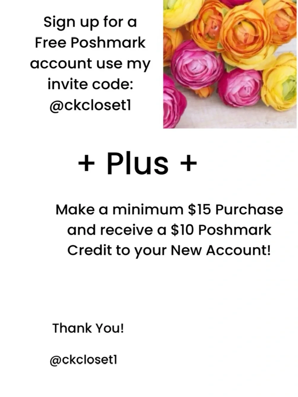 Sign Up, Use my Invite Code, Make a Purchase, Receive $10 CREDIT!